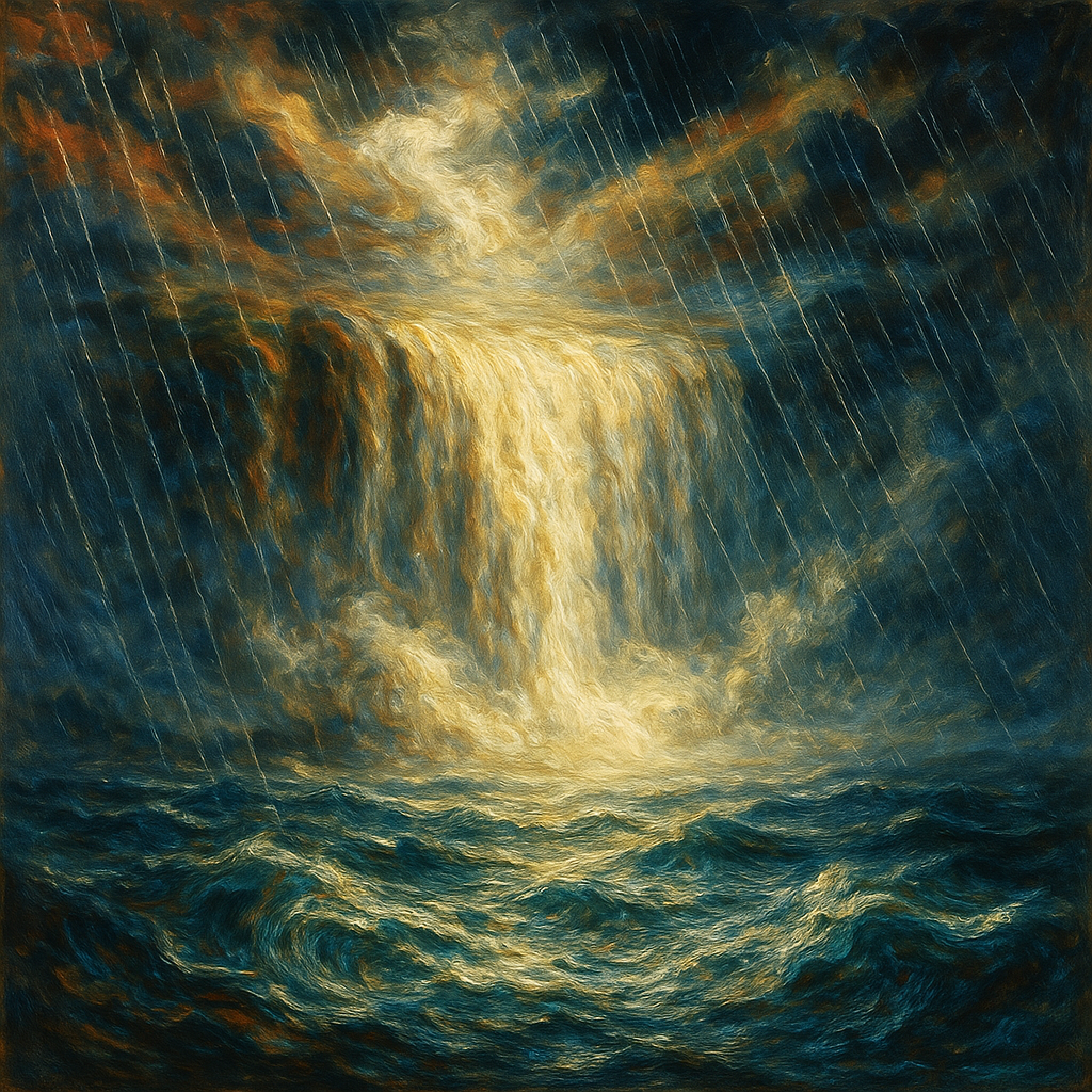 spirits below frozen lake